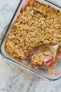 Image of rhubarb crunch from thereceiperebel.com